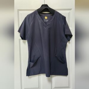 Gray Scrub Top